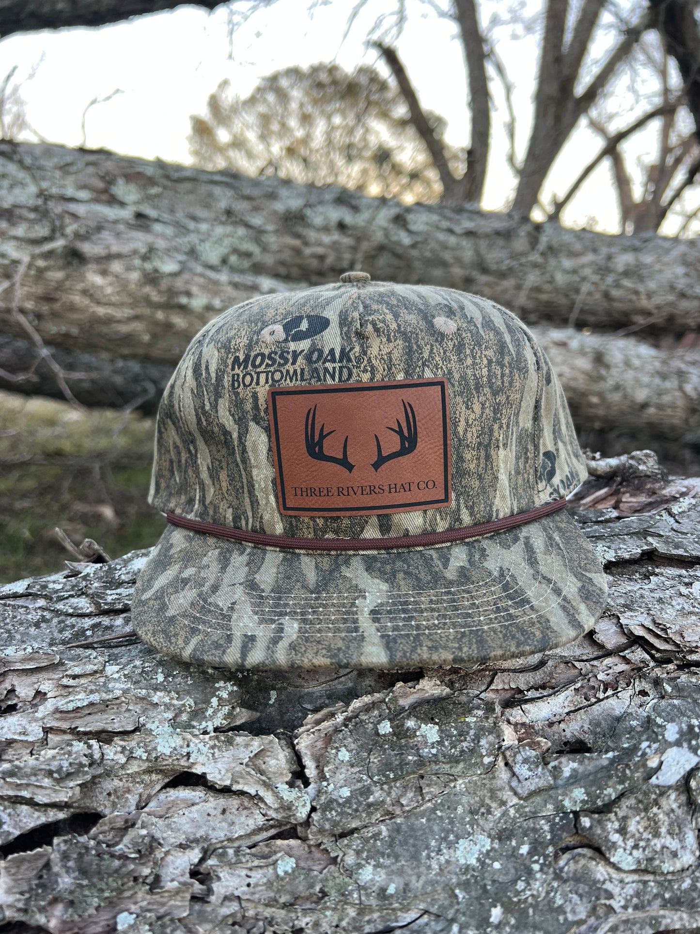 Deer Horns - Rope Snapback - Mossy Oak