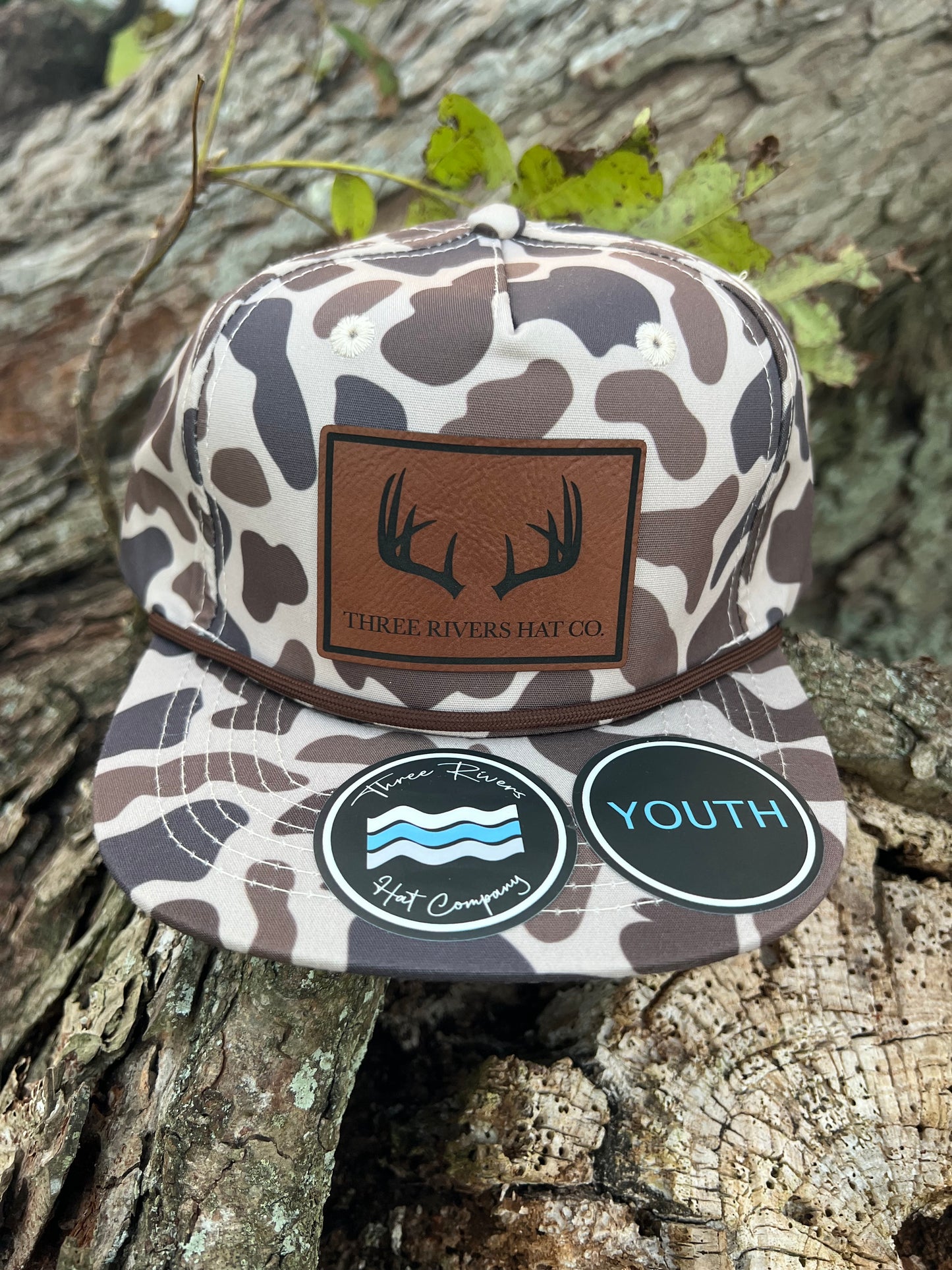 YOUTH - Deer Horns - Camo Rope Hat - Lost Hat Co.