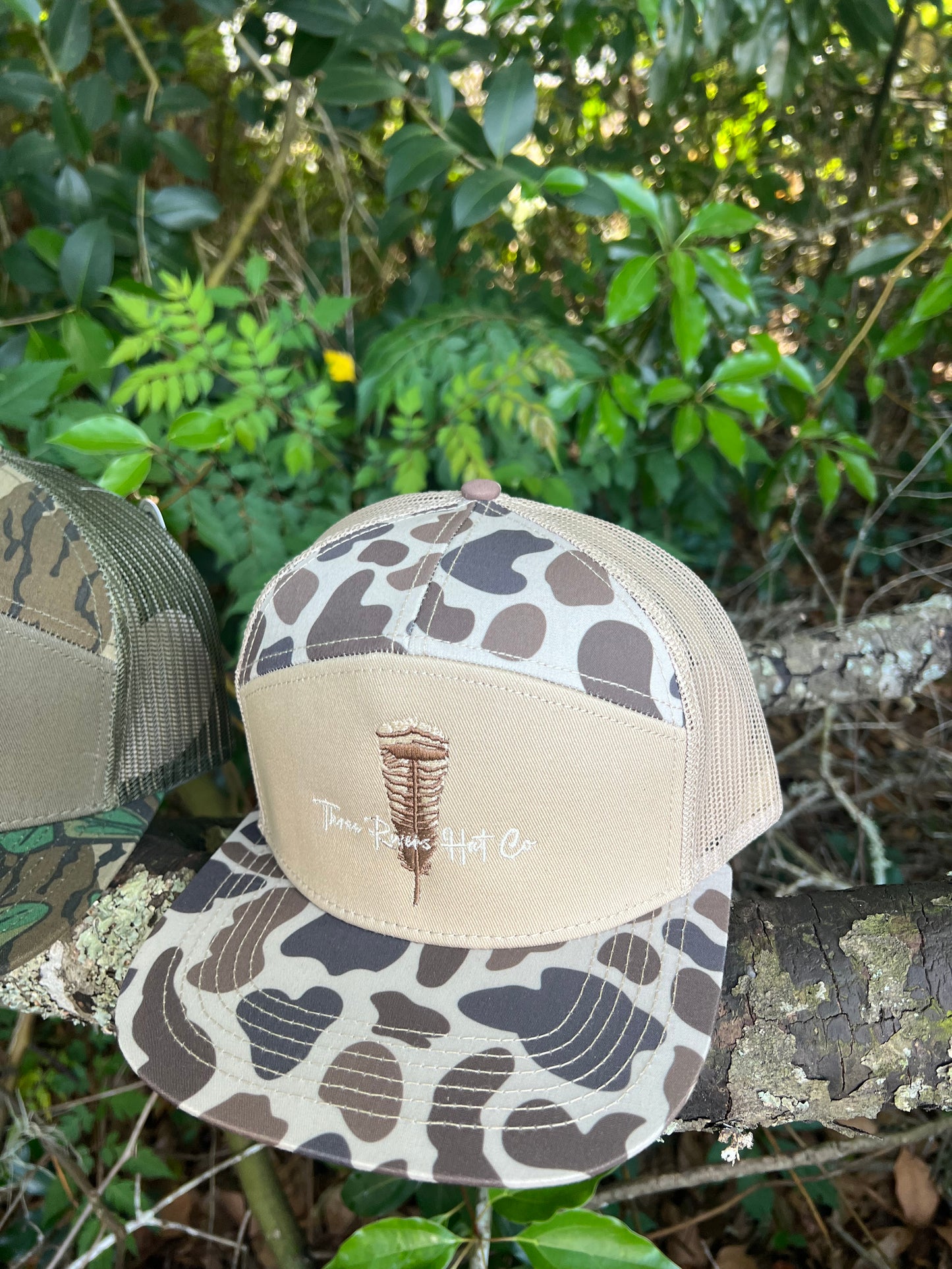 Turkey Feather- “Old’s Cool” Flatbill Snapback - Lost Hat Co.