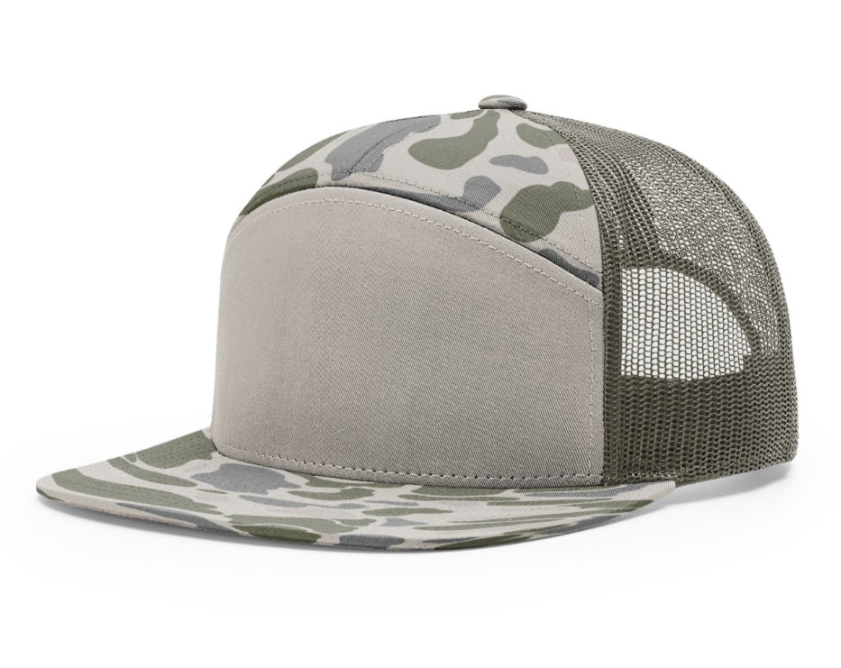 Classic Flying Mallard - Flatbill Snapback - Richardson 168P Duck Camo