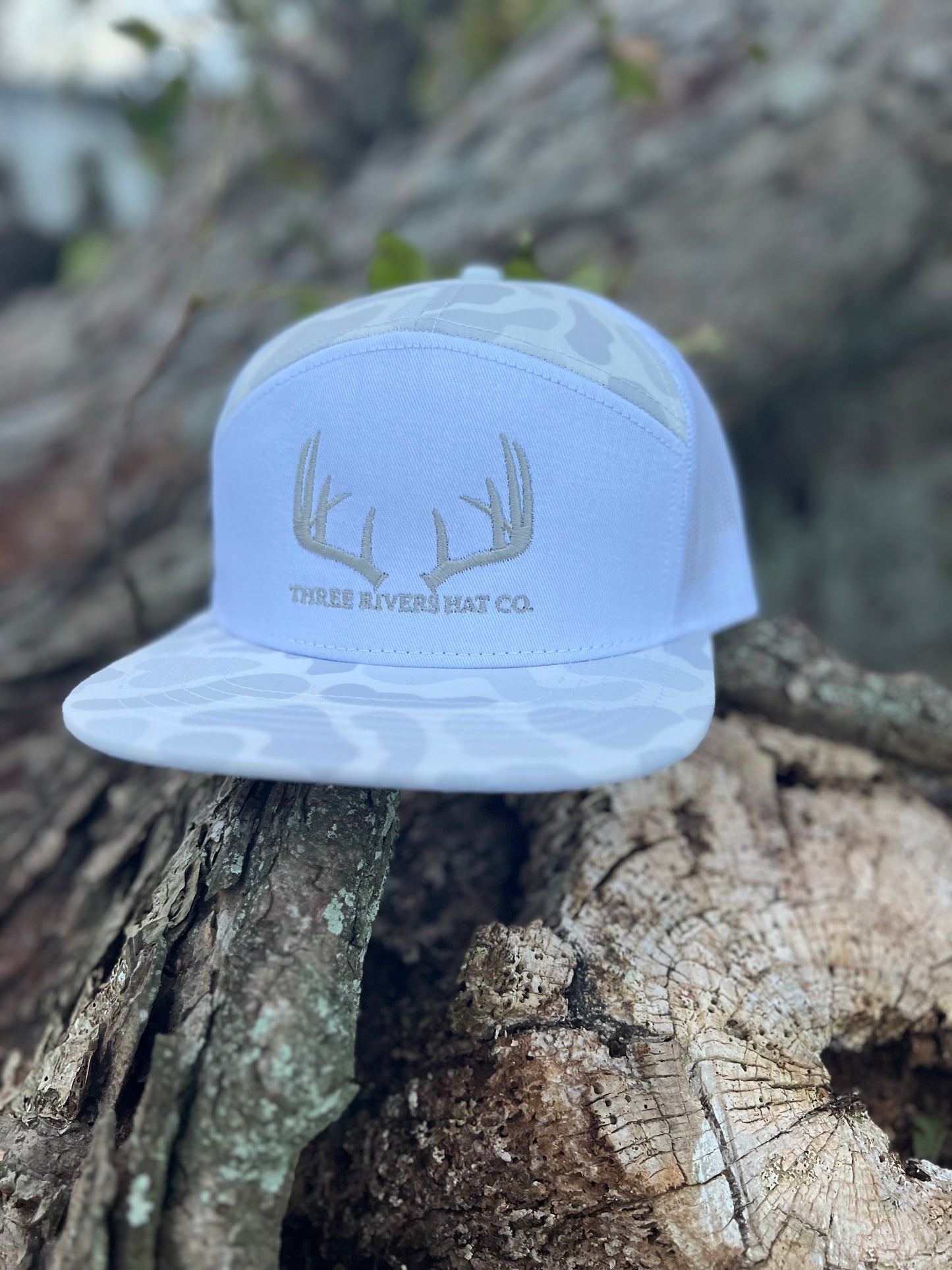 Classic Whitetail Rack - “Old’s Cool” Flatbill Snapback - Lost Hat Co.