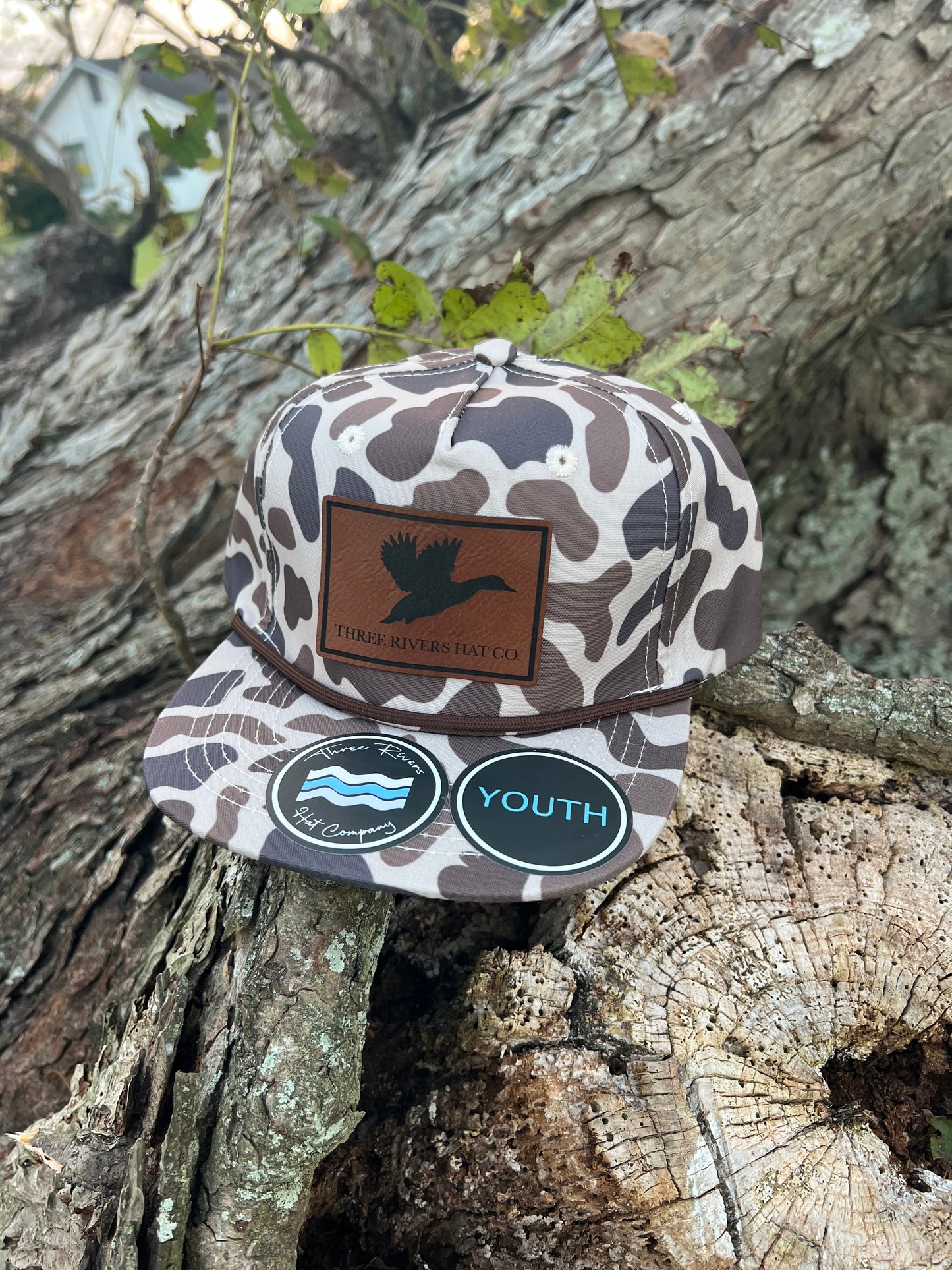 YOUTH - Duck Silhouette - Camo Rope Hat - Lost Hat Co.