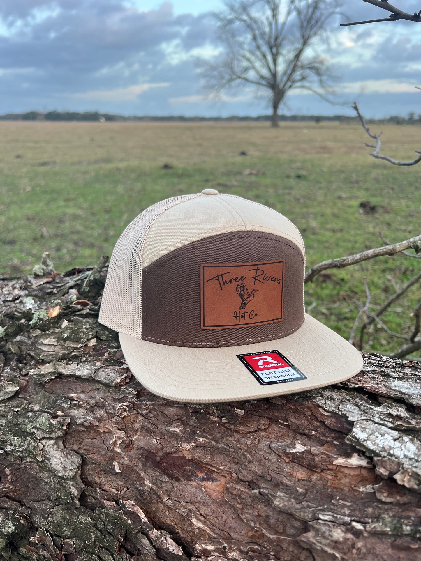 Flying Mallard - Flatbill Snapback Hat - Richardson 168