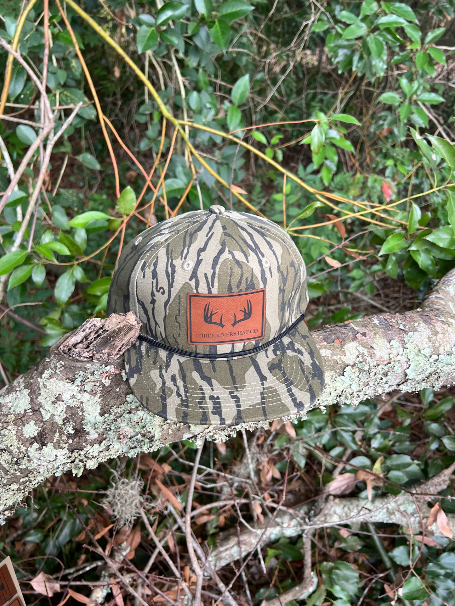 Deer Horns - Rope Snapback - Mossy Oak