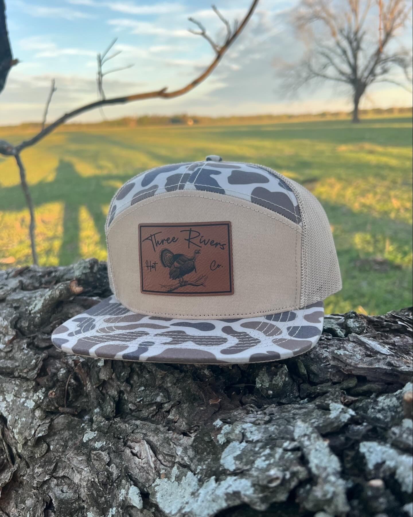 Gobbler on the Roost - “Old’s Cool” Camo Flatbill Snapback - Lost Hat Co.