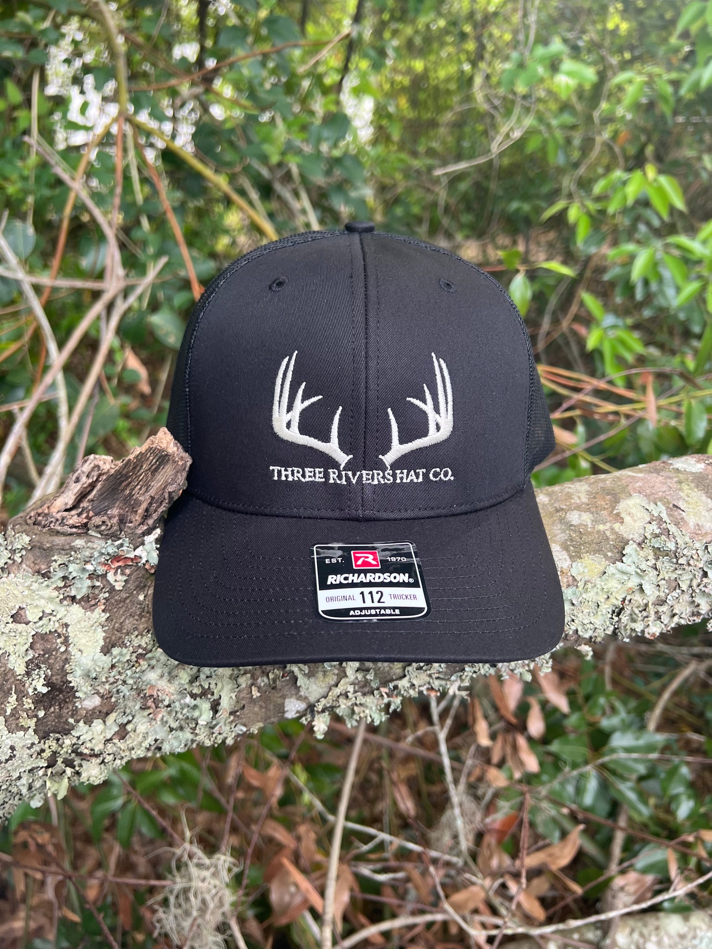 Classic Whitetail Rack - Trucker Snapback Hat - Richardson 112