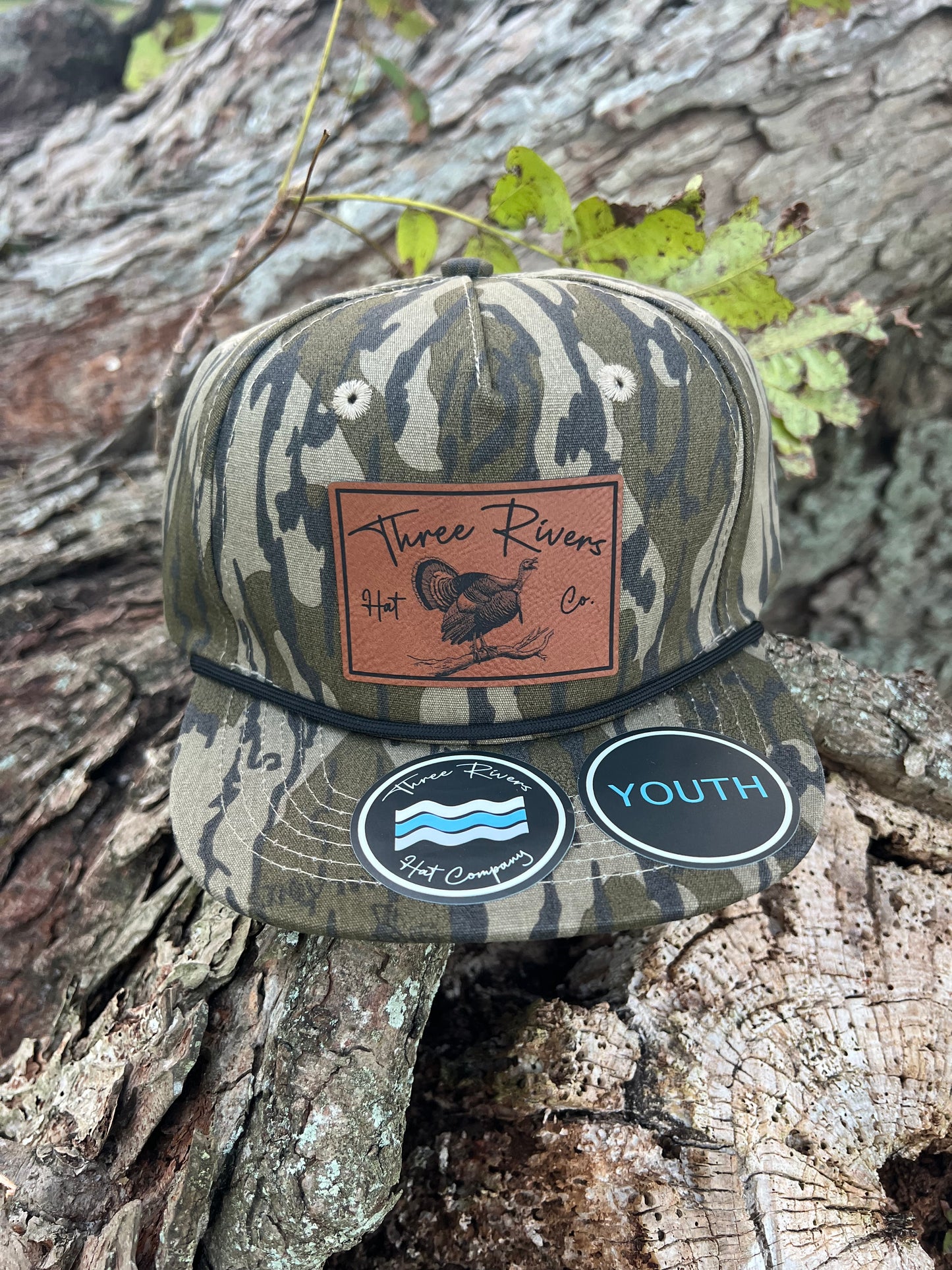 YOUTH - Gobbler on the Roost - Camo Rope Hat - Lost Hat Co.
