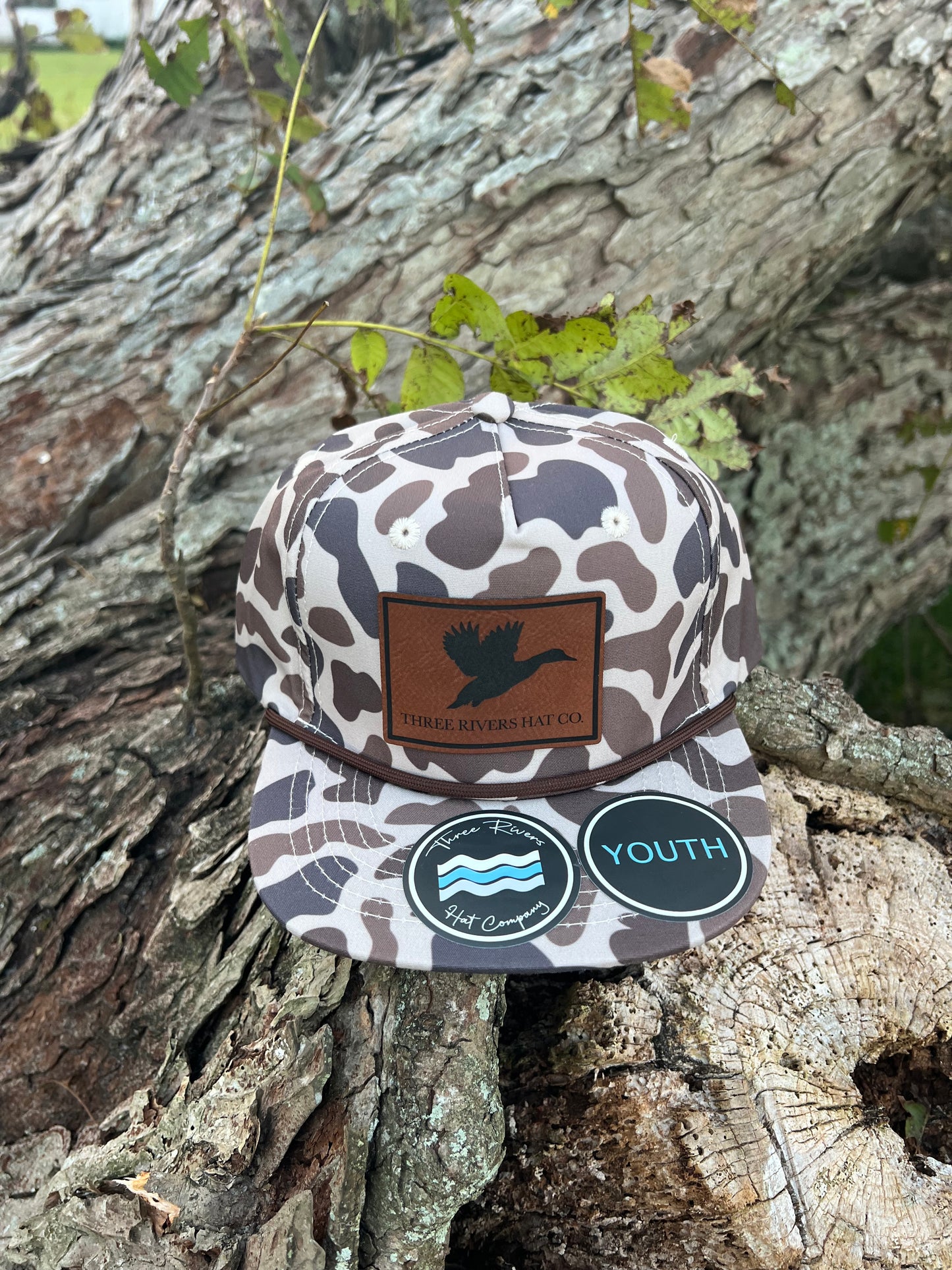 YOUTH - Duck Silhouette - Camo Rope Hat - Lost Hat Co.