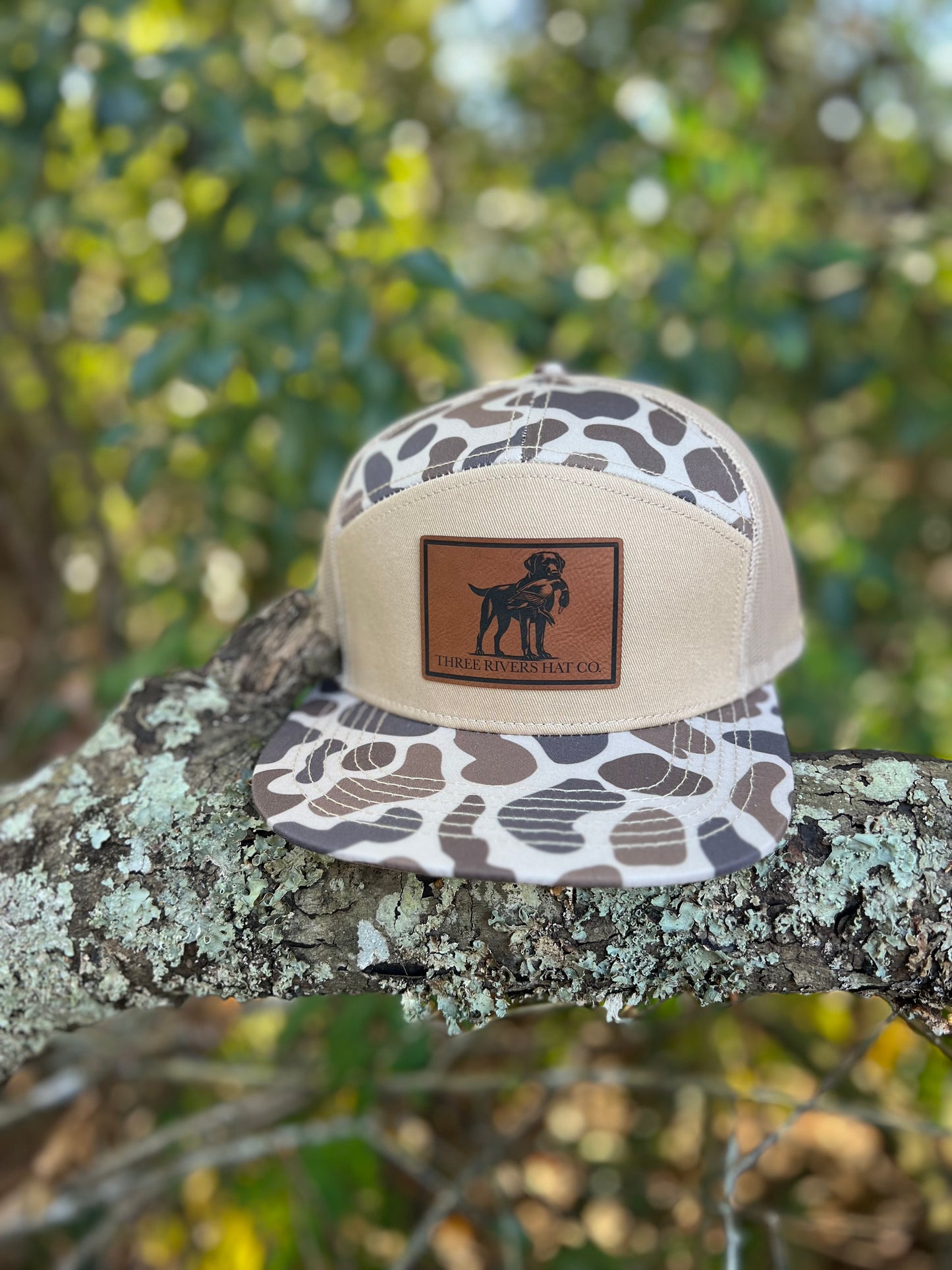 Duck Dog - “Old’s Cool” Camo Flatbill Snapback - Lost Hat Co.