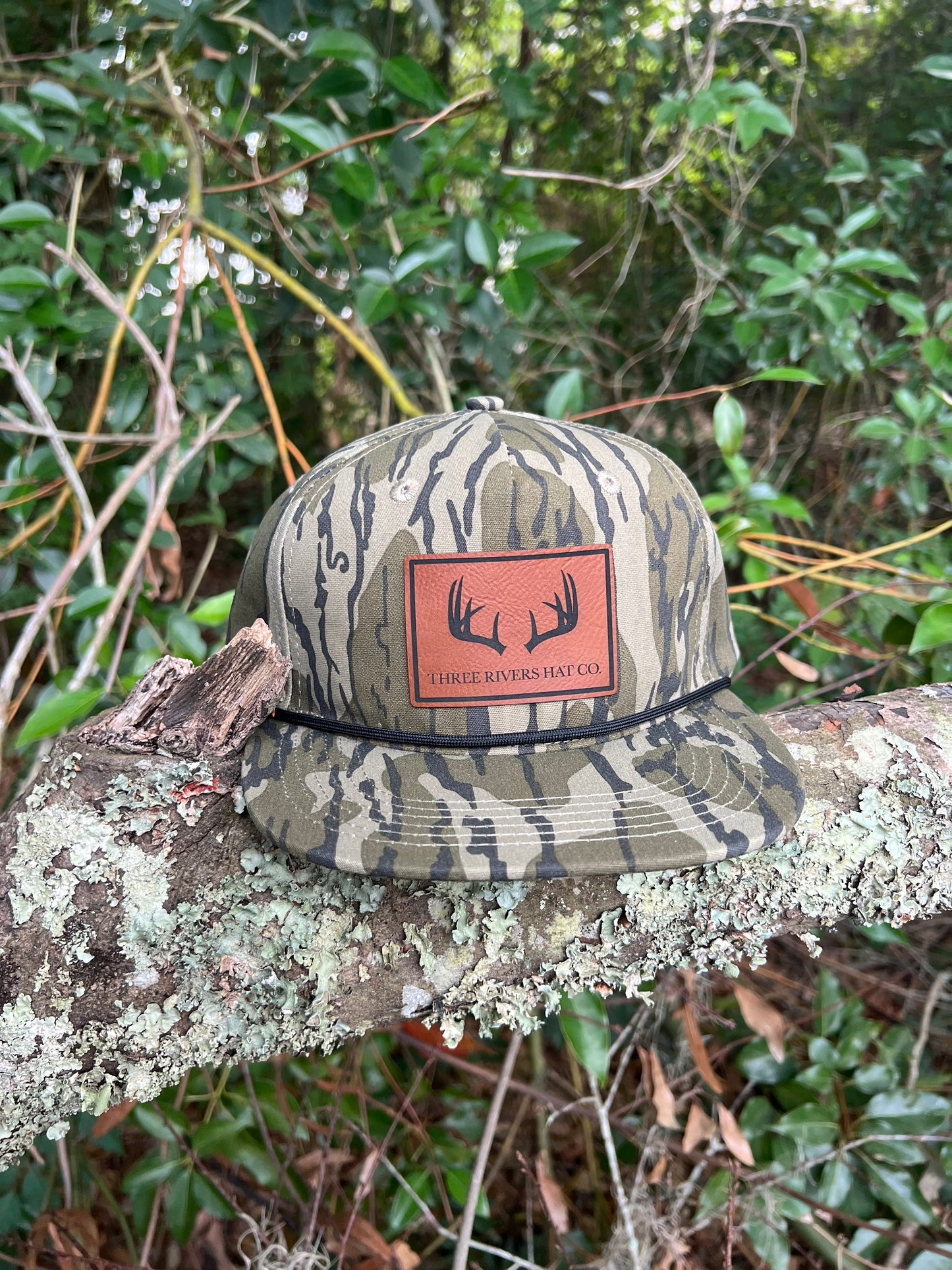 Deer Horns - Rope Snapback - Mossy Oak