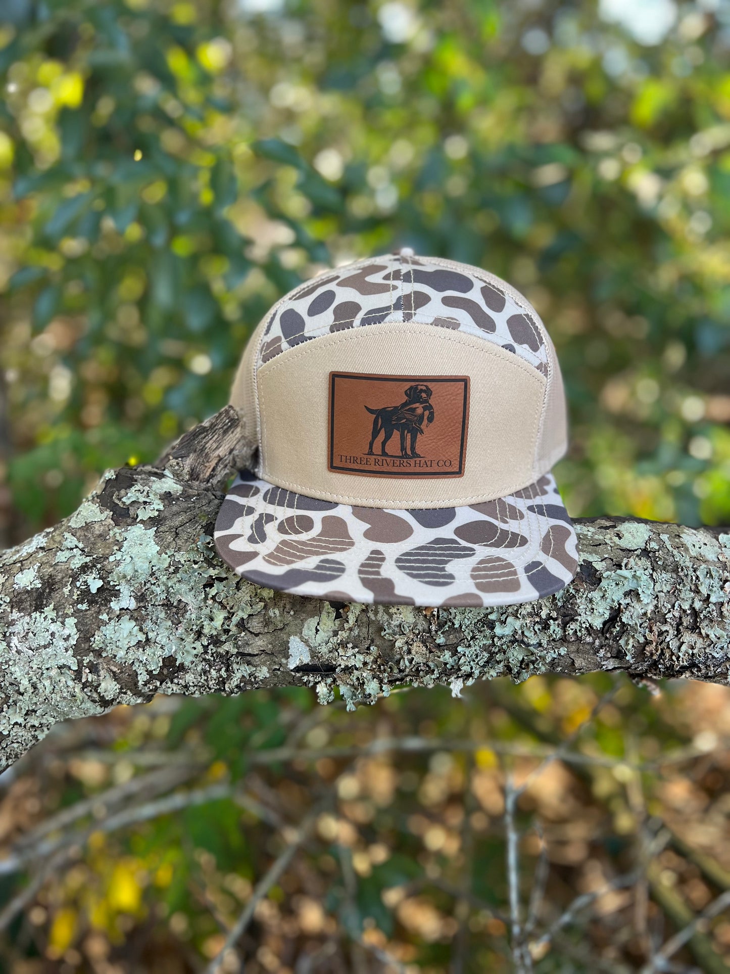 Duck Dog - “Old’s Cool” Camo Flatbill Snapback - Lost Hat Co.