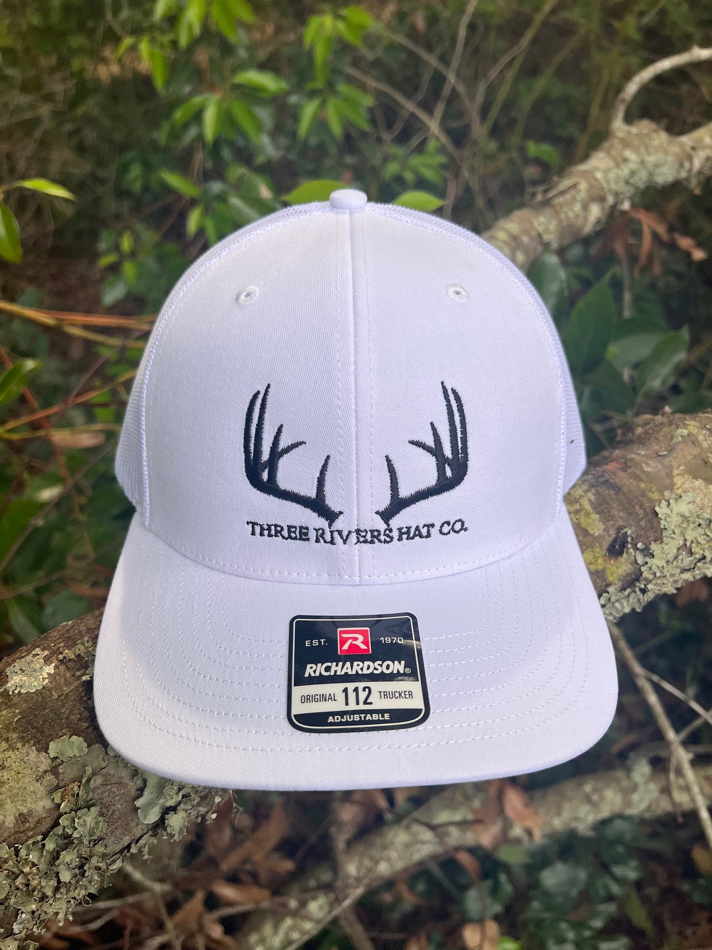 Classic Whitetail Rack - Trucker Snapback Hat - Richardson 112
