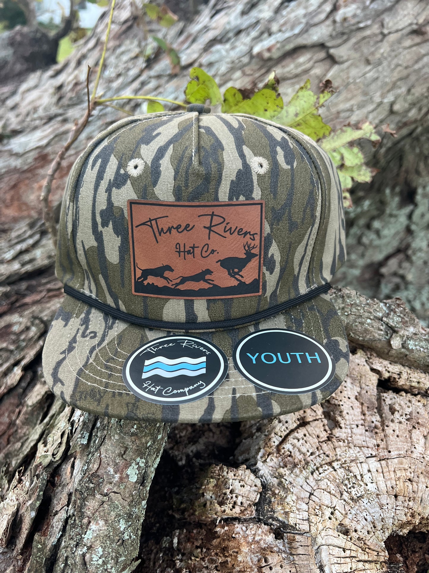 YOUTH - Deer Dog Hunting - Camo Rope Hat - Lost Hat Co.