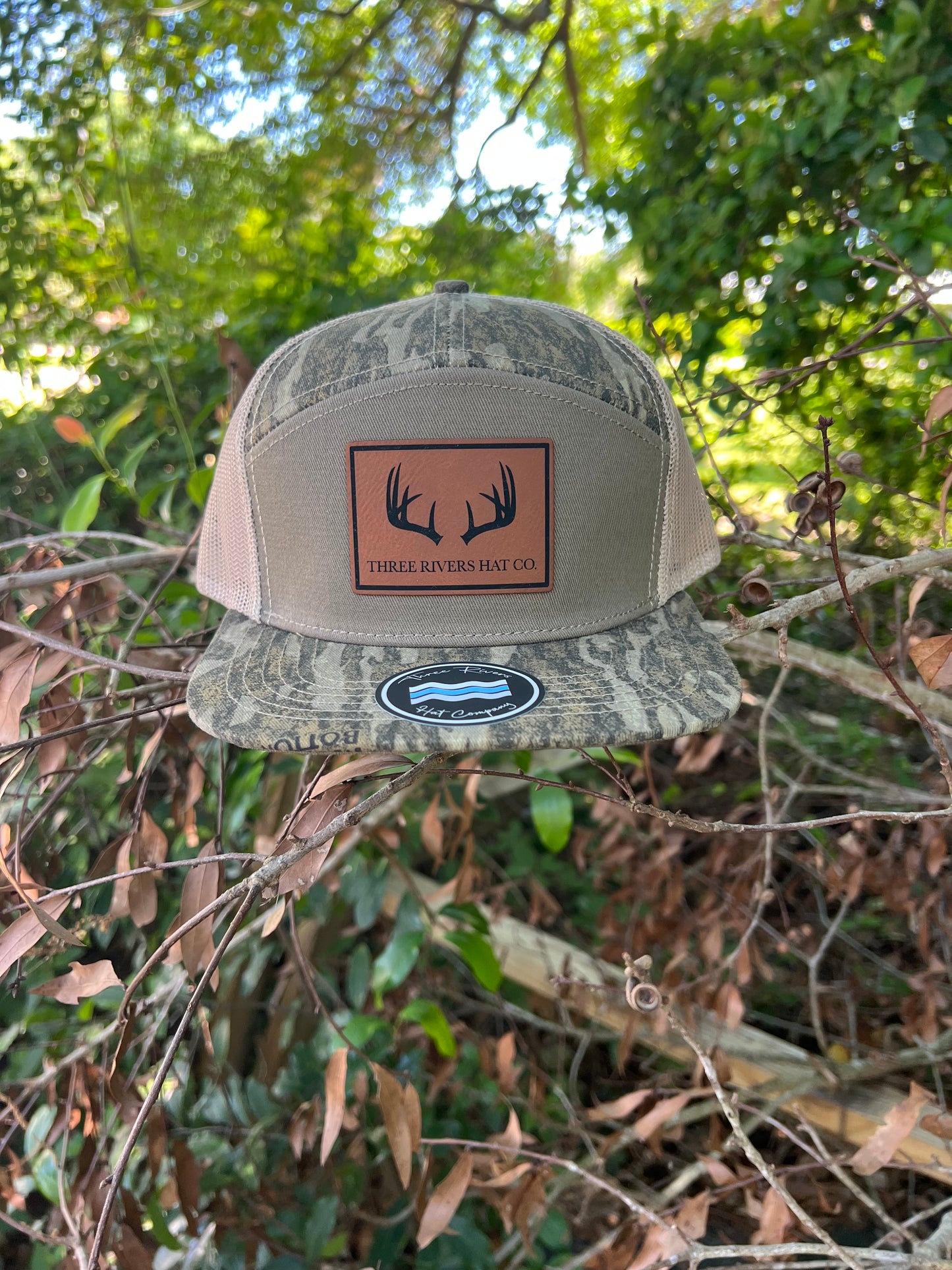 Deer Horns- Flatbill Snapback - Mossy Oak Camo