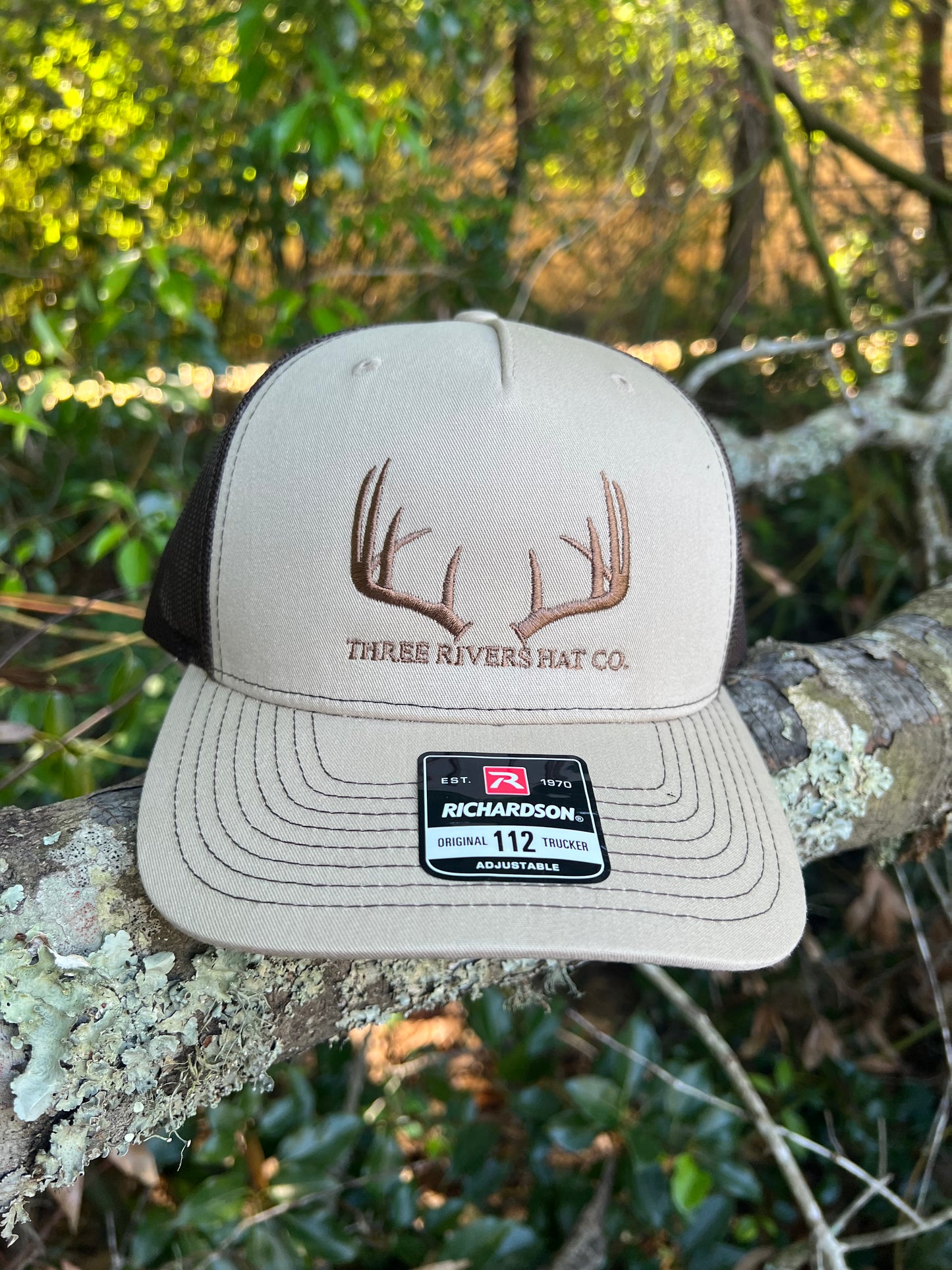 Classic Whitetail Rack - Trucker Snapback Hat - Richardson 112