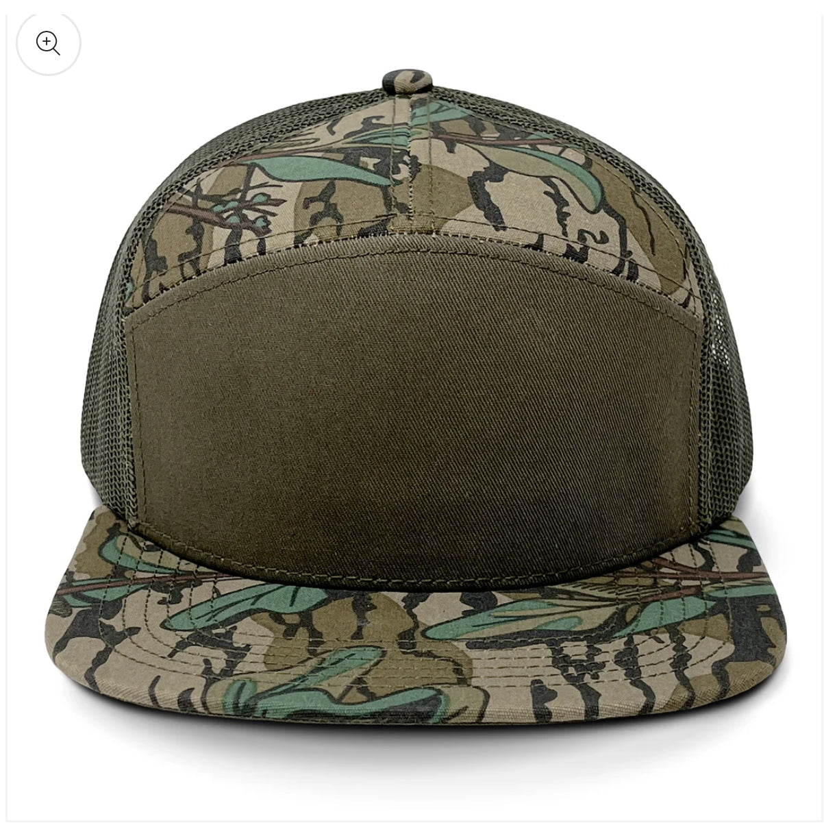 Deer Dog Hunting - Flatbill Snapback - Mossy Oak Camo