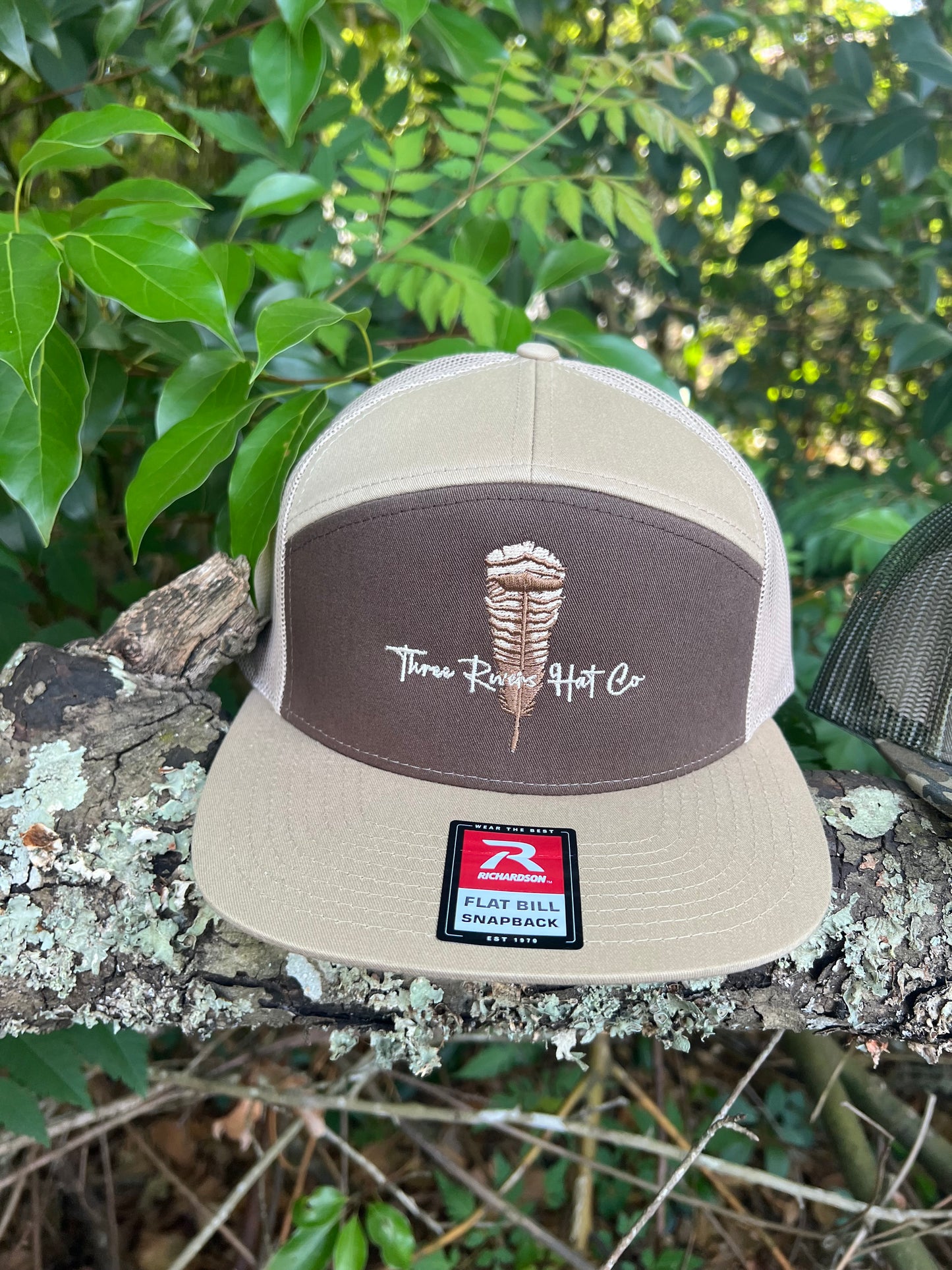 Turkey Feather - Flatbill Snapback Hat - Richardson 168