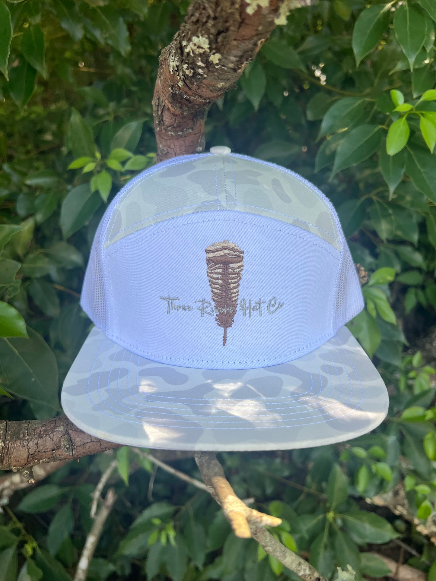 Turkey Feather- “Old’s Cool” Flatbill Snapback - Lost Hat Co.