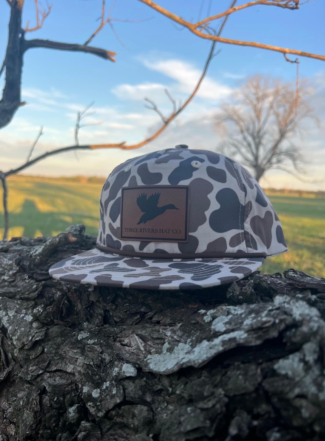 Duck Silhouette - Camo Rope Hat - Lost Hat Co.