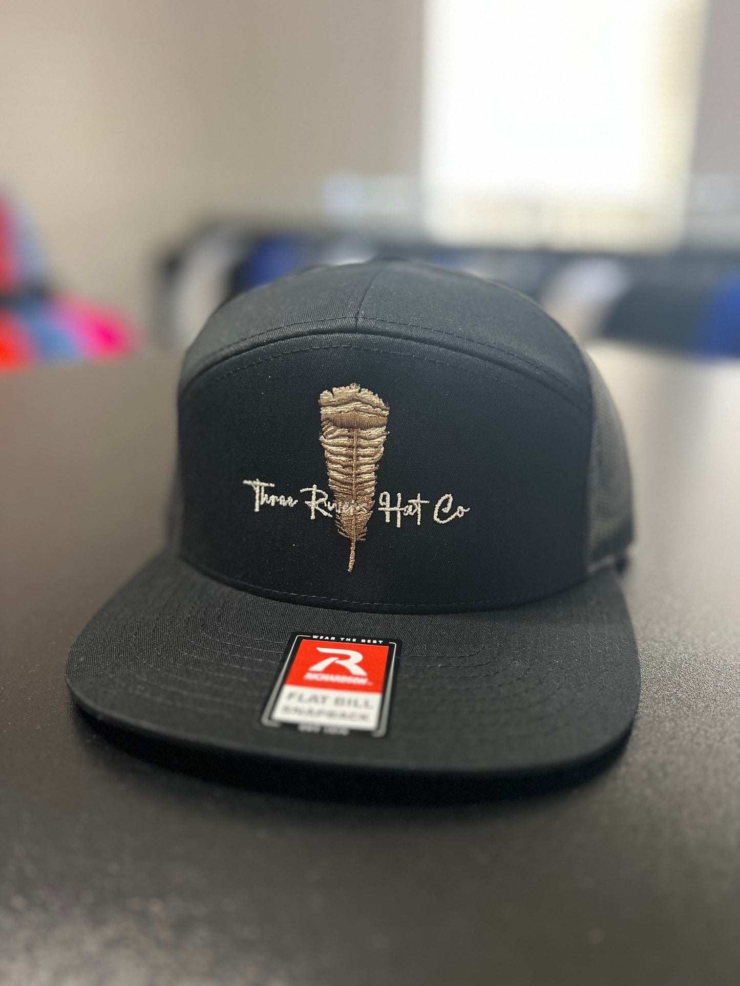 Turkey Feather - Flatbill Snapback Hat - Richardson 168