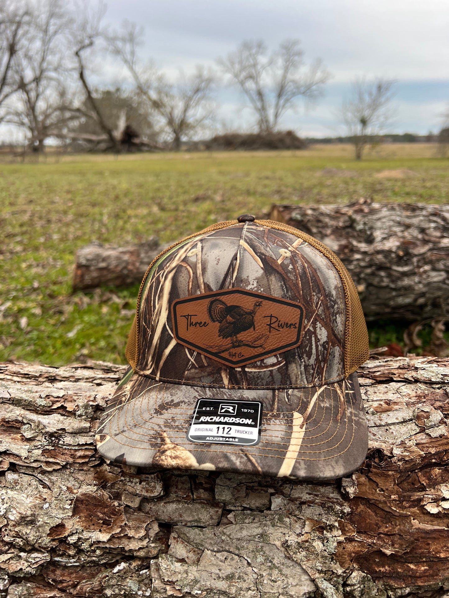 Gobbler on the Roost (Buckle Style) - Camo Trucker Snapback - Richardson 112