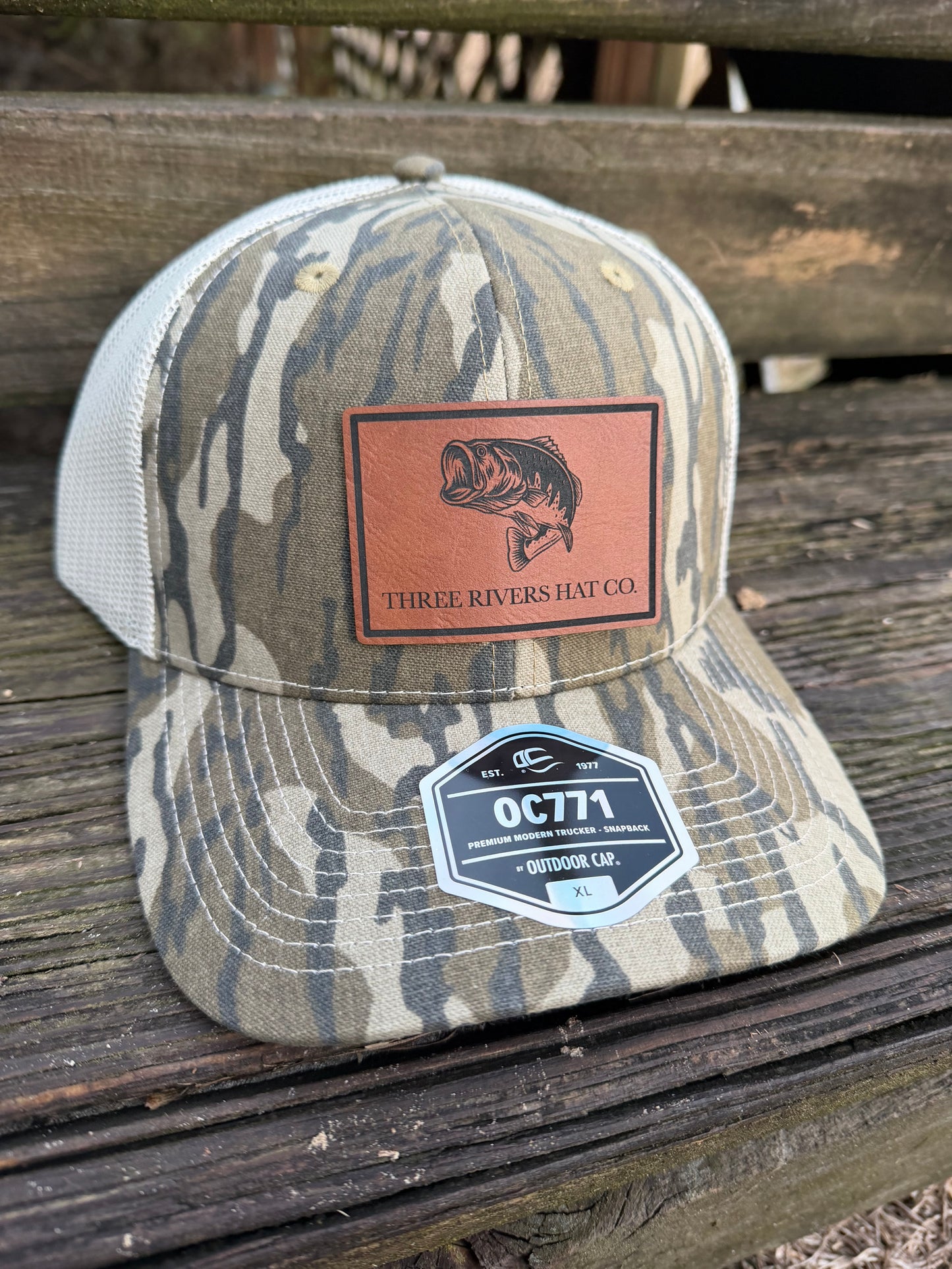 XL Fit - Bass Silhouette - Trucker Snapback