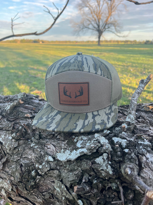 Deer Horns- Flatbill Snapback - Mossy Oak Camo