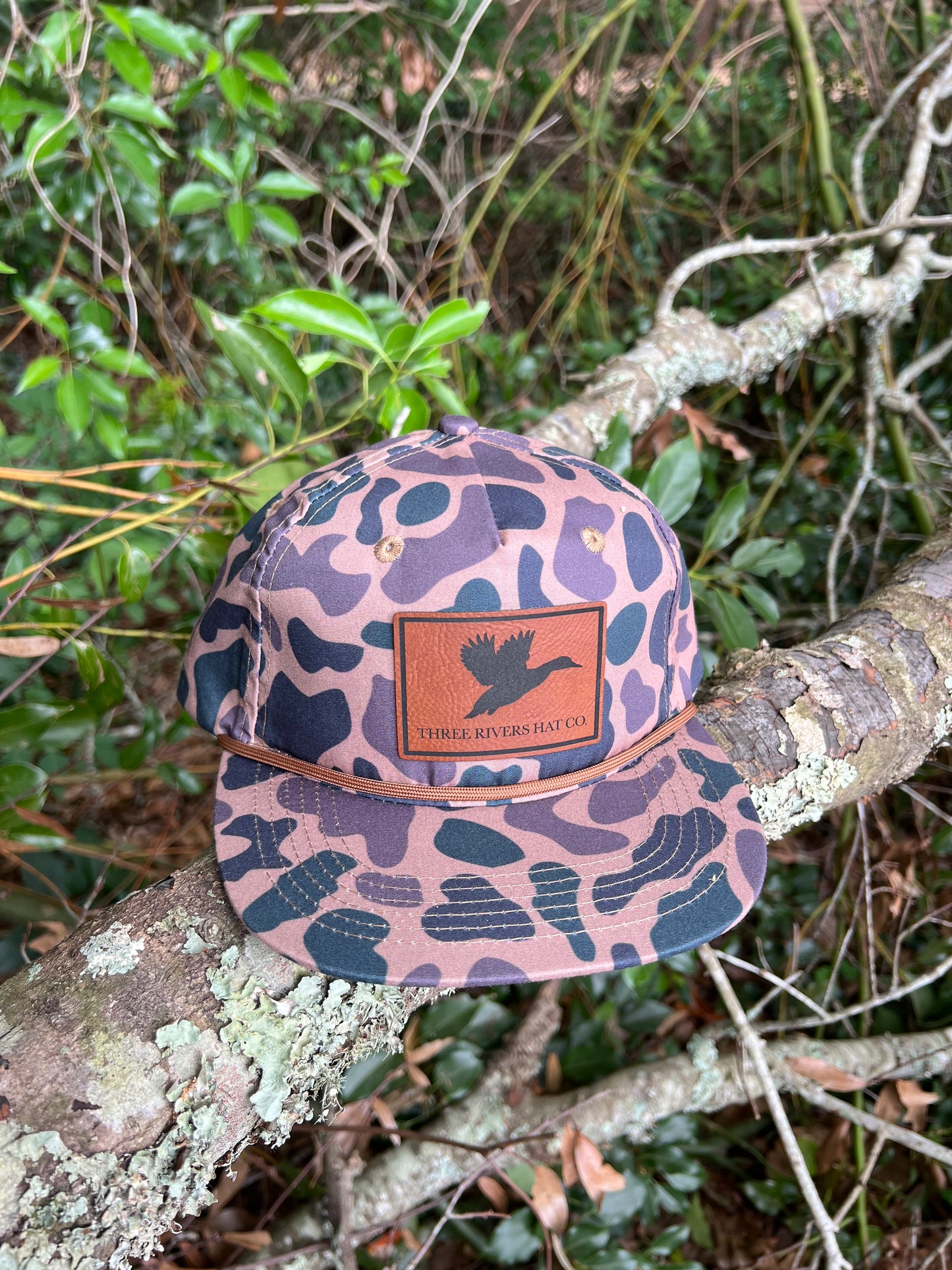 Duck Silhouette - Camo Rope Hat - Lost Hat Co.