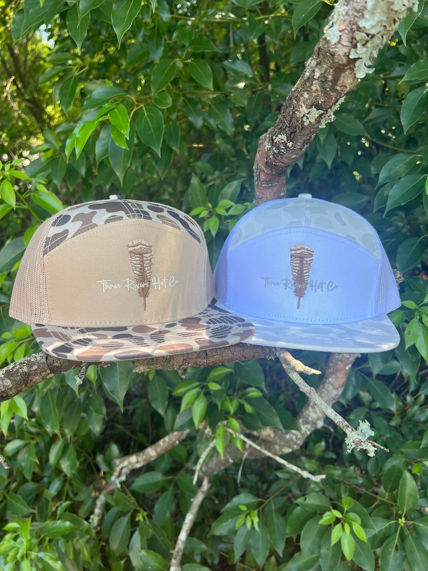 Turkey Feather- “Old’s Cool” Flatbill Snapback - Lost Hat Co.