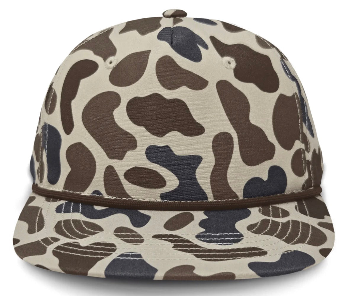 Deer Horns - Camo Rope Snapback