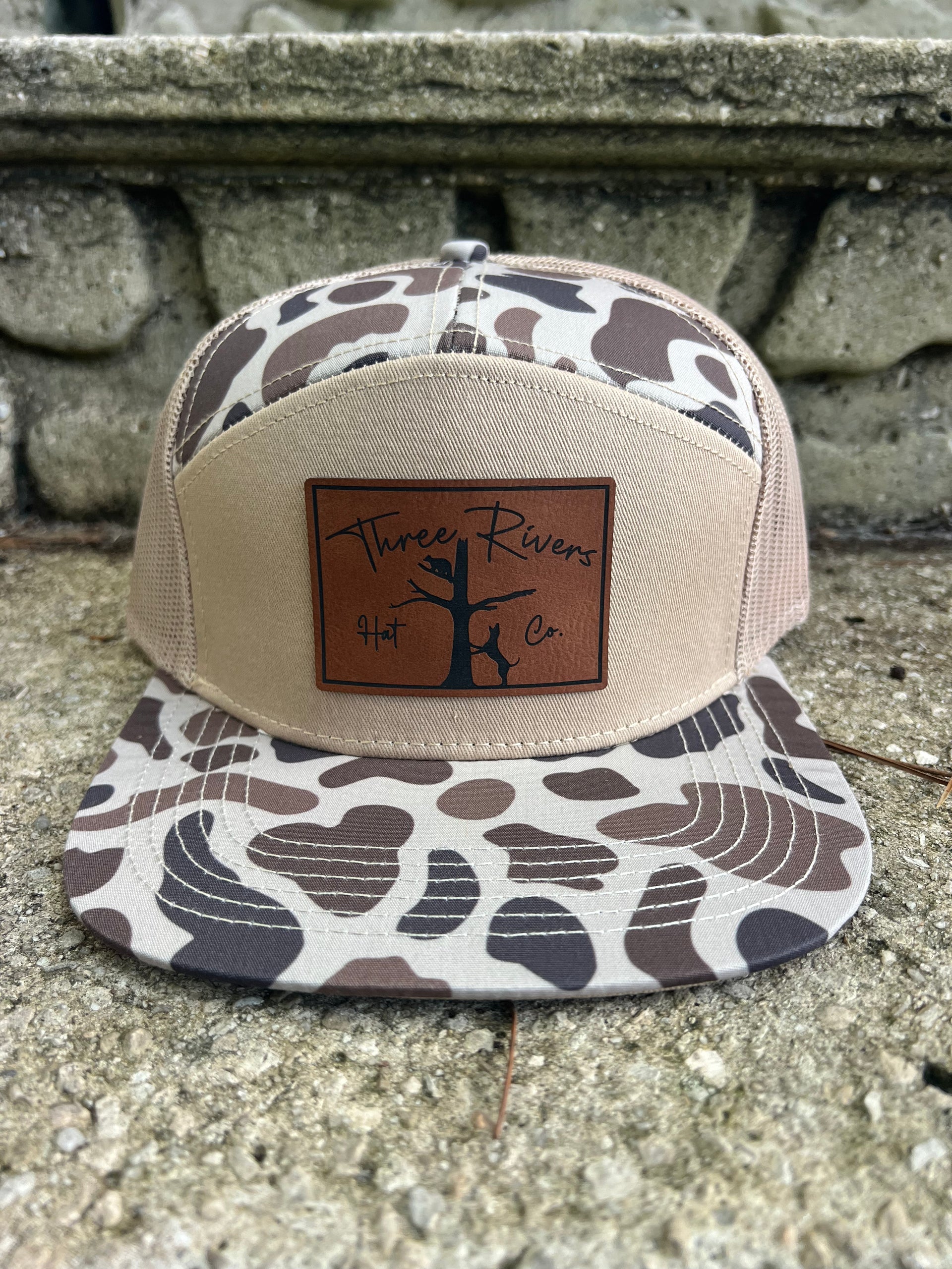 Coon Dog - “Old's Cool” Camo Flatbill Snapback - Lost Hat Co. 7